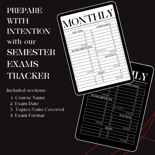 Monthly Budget Planner