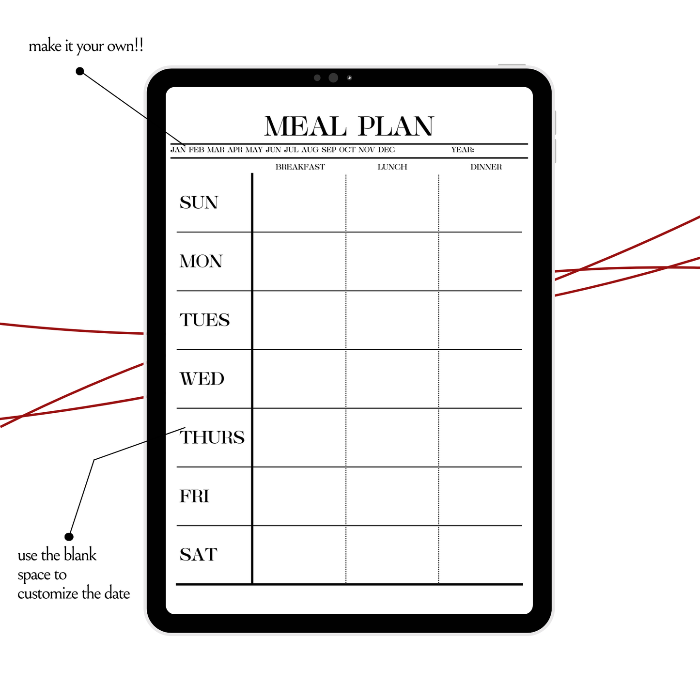 Weekly Meal Planner